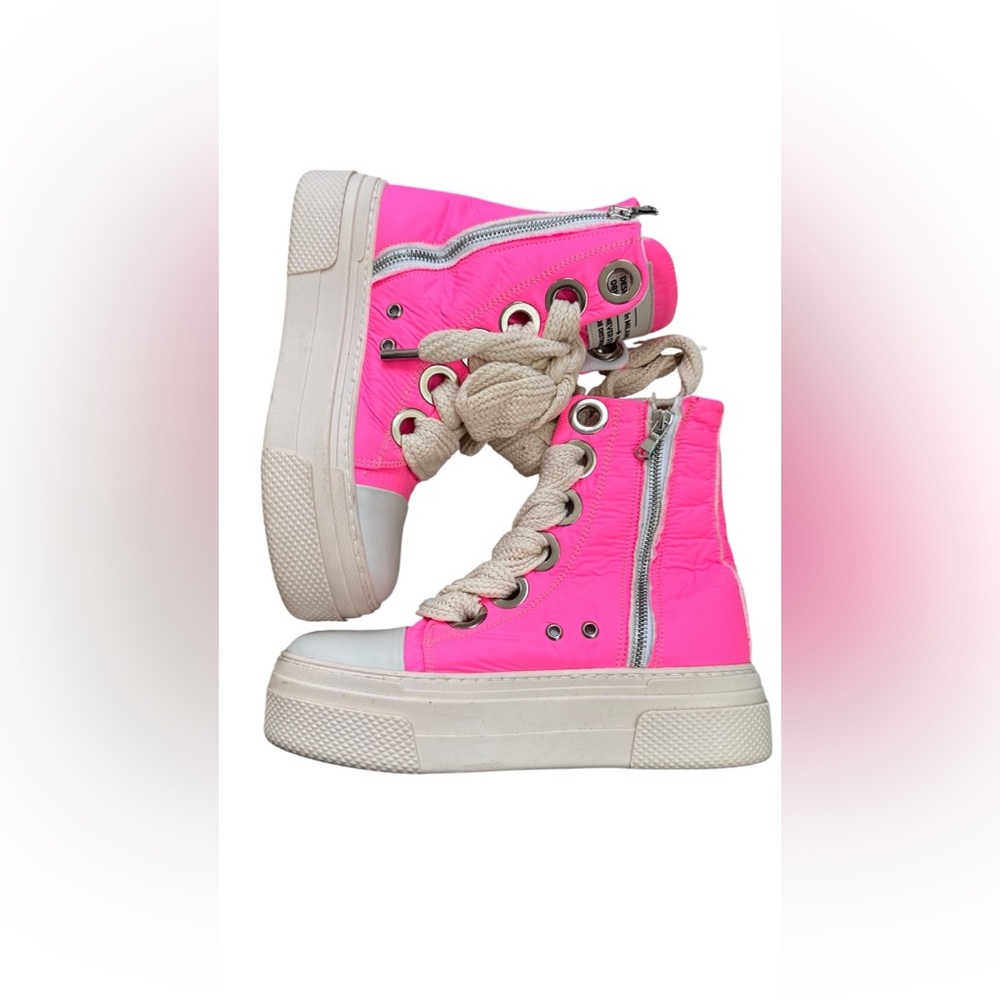 Cristian Zerotre Calipso FUXIA Pink  Sneakers Size 37 EUR ，Made in Italy - Picture 3 of 9